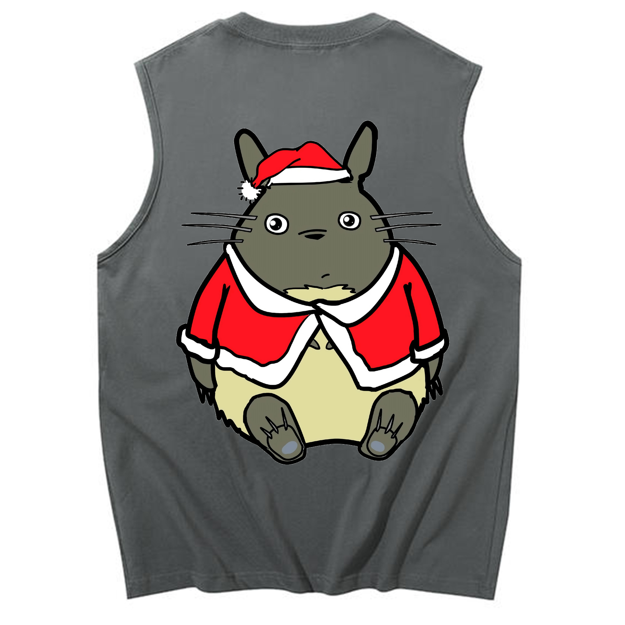 （画像用） となりのトトロ 草壁メイ 草壁サツキ My Neighbor Totoro Satsuki Kusakabe Mei Kusakabe コットン100％タンクトップ（背面プリント）